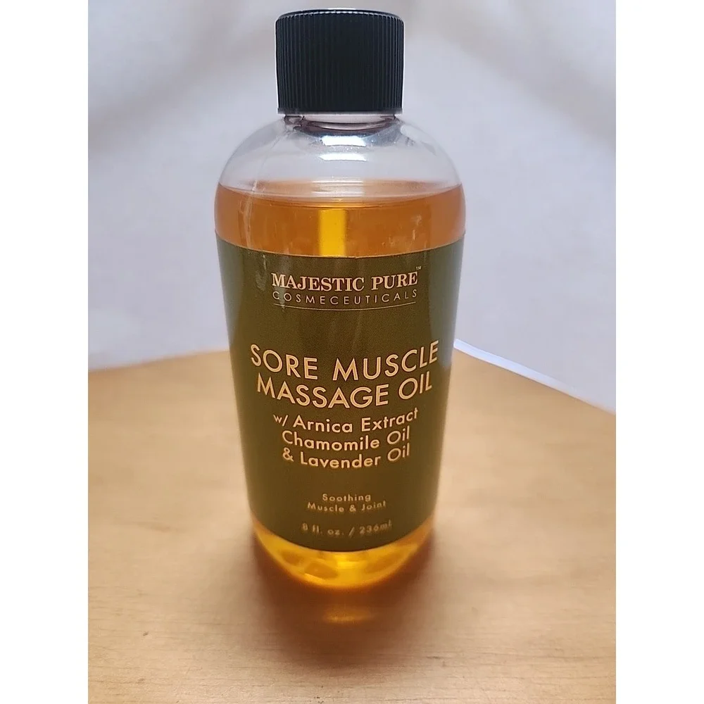 MAJESTIC PURE Arnica Sore Muscle Massage Oil for Body‎